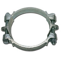 DOUBLE BOLT CLAMP MALLEABLE 9-15/16IN