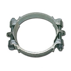 DOUBLE BOLT CLAMP MALLEABLE 3-1/2IN