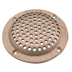 STRAINER ROUND BRONZE 5IN