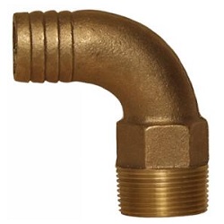 1IN PIPE TO HOSE ADAPTER 90 DEG W/FLATS