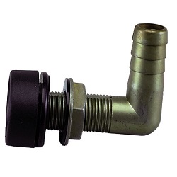VENT GAS TANK BLACK SWIVEL ELBOW BULK