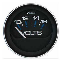 CORAL 2IN VOLTMETER, 10-16 VDC