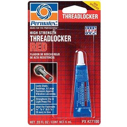 HIGH STRENGTH THREADLOCKER RED -6ml TUBE