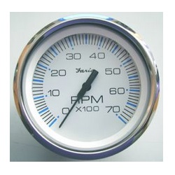 CHESAPEAKE WHITE SS 4IN TACHOMETERS