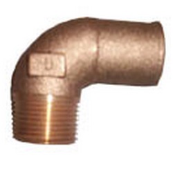 BRASS ELBOW 90 SHORT PIP