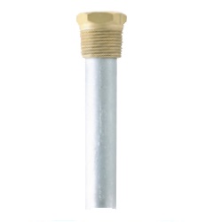 PENCIL 3/8 NPT X 1/2 X 2 ZINC CMP