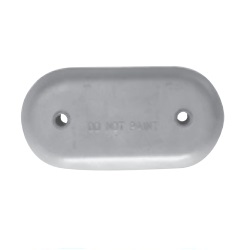 HULL LARGE STREAMLINED BOLT-ON ZINC