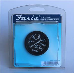 EURO BLACK 2IN WATER PRESSURE GAUGE KIT